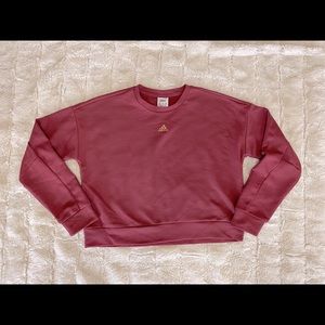 Adidas short waisted sweatshirt